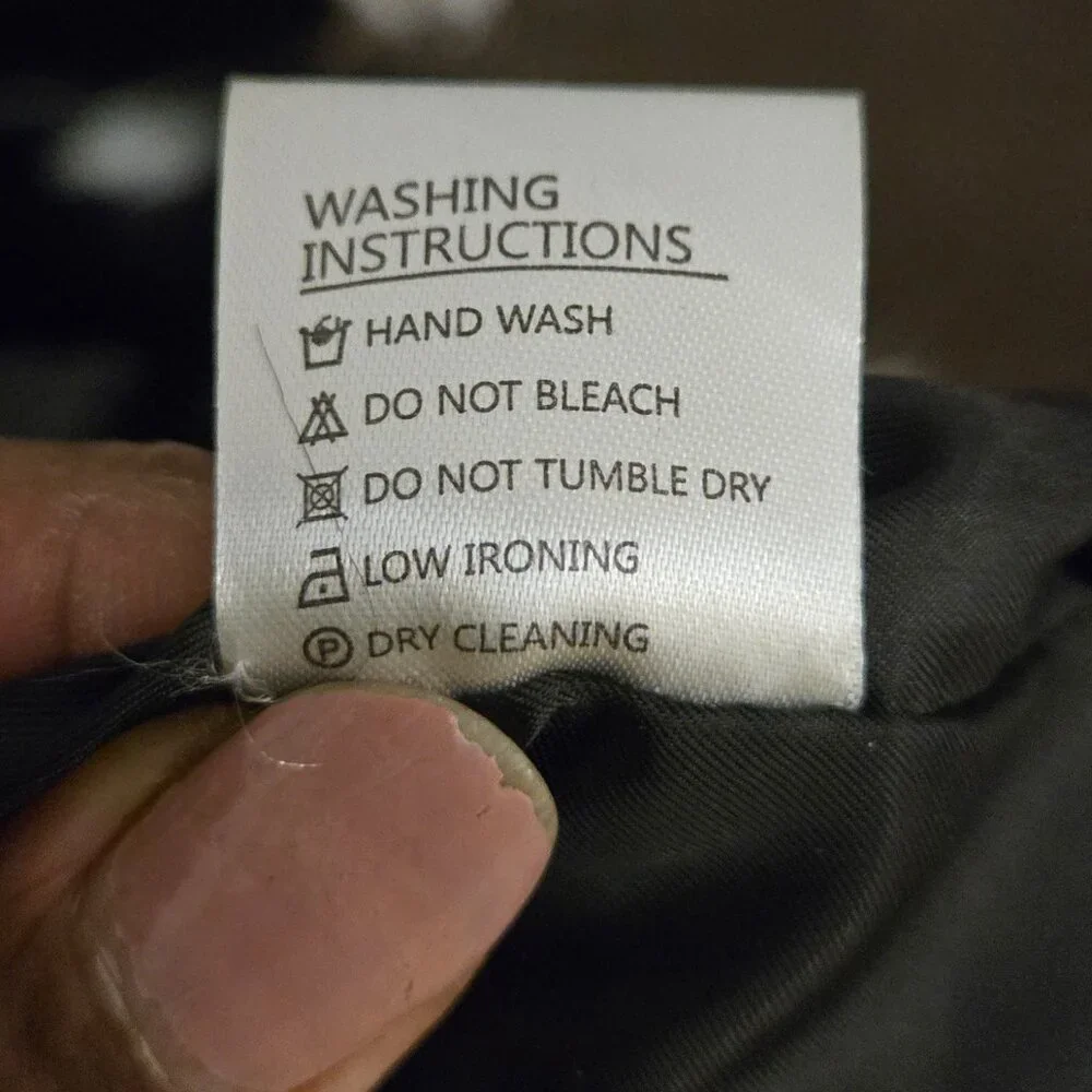 Faux Fur Jacket Mens Middle-length Black Long-sleeved Fox Fur Jacket Warm Trench - Picture 11 of 13